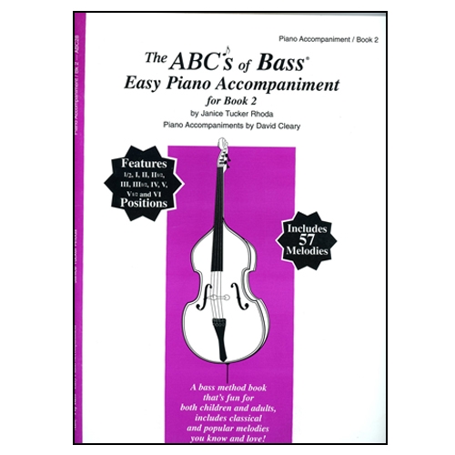 ABC's of Bass Book 2 Piano Accompaniment - Rhoda / Cleary