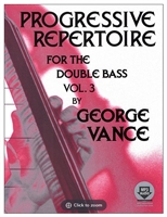 Progressive Repertoire for the Double Bass- Vol. 3 - Vance