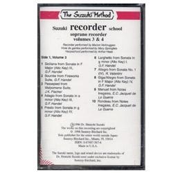 Suzuki Soprano Recorder Book 3 & 4 Cassette