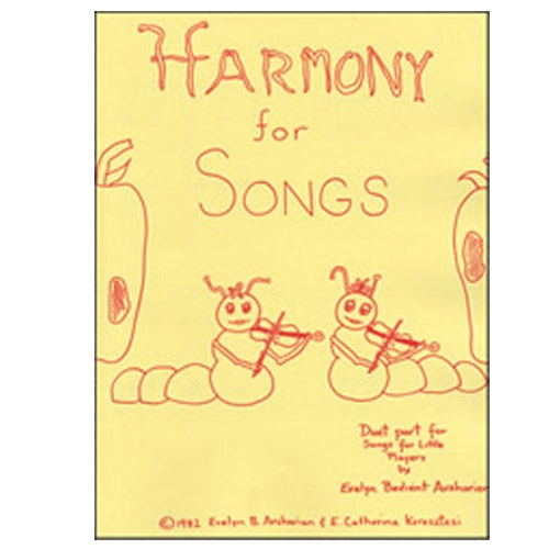 Harmony For Songs For Little Players Book 1 - Evelyn Avsharian