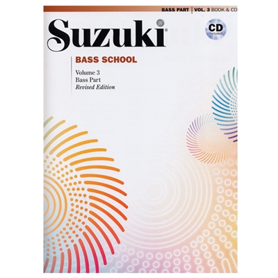 Revised- Suzuki BASS School: Bass Part & CD Volume 3