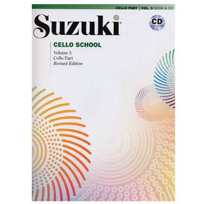 Revised- Suzuki Cello School: Volume 3: Cello Part and CD