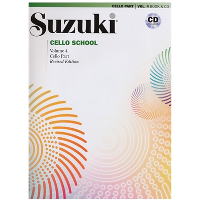Revised- Suzuki Cello School: Volume 4: Cello Part and CD
