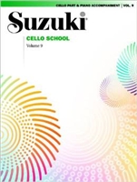 Suzuki Cello School: Volume 9: Cello Part and Piano Accompaniment