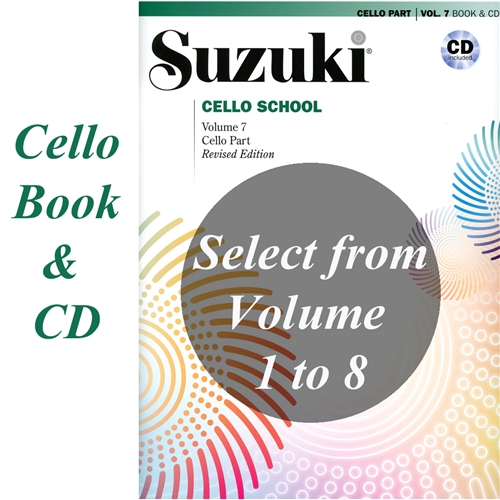 Suzuki Cello School: Volume: COMBO Cello Part and CD-Revised