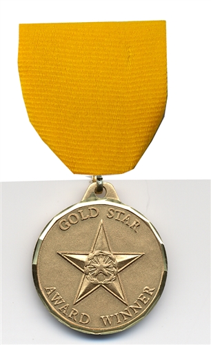 Gold Star Award Medal