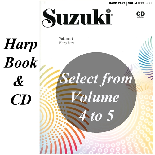 Suzuki Harp Volume 4 Harp part and CD
