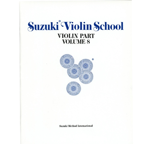 Suzuki violin School Violin Part Volume 8 (1978)