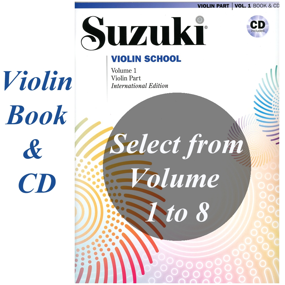 fusible Mujer joven Culo Suzuki Violin Book One Violin Part and CD