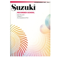 Suzuki Recorder School Accompaniment for Alto Recorder