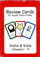 Review Cards for Suzuki Violin & Viola (Deck of Cards)