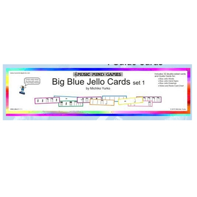 Big Blue Jello Cards- Set 1 Music Mind Games