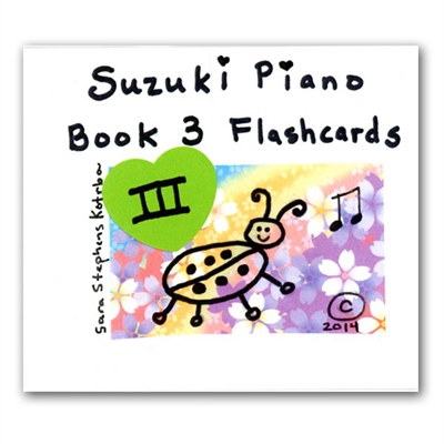 Suzuki Piano Book 3 Review Cards