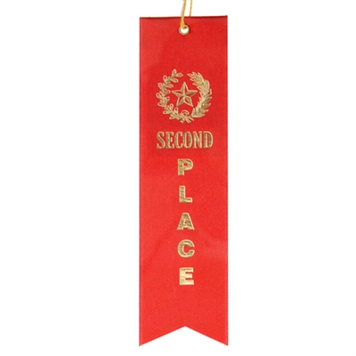 2nd Place Ribbon- Red