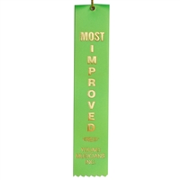 Most Improved Ribbon- Neon Green