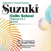 Revised- Suzuki Cello School: Volume 3 & 4: CD