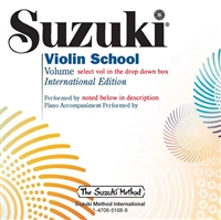 Revised- Suzuki Violin School: Volume: CD-Revised