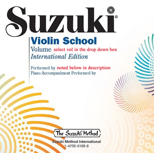 Revised- Suzuki Violin School: Volume: CD-Revised