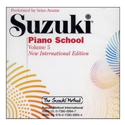 Suzuki Piano School: Volume 5: New International Edition CD