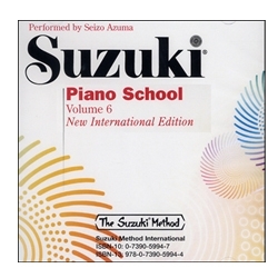 Suzuki Piano School: Volume 6: New International Edition CD
