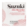 Suzuki Recorder School Alto Recorder CD