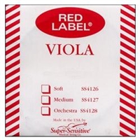 Super Sensitive Red Label Viola String Set