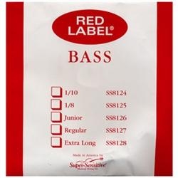 Super Sensitive Red Label Bass String Set