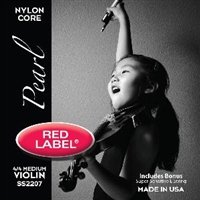 Pearl Red Label Violin String Set