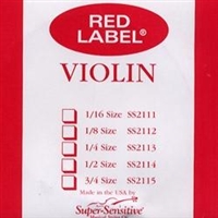 Super Sensitive Red Label Violin A String Steel