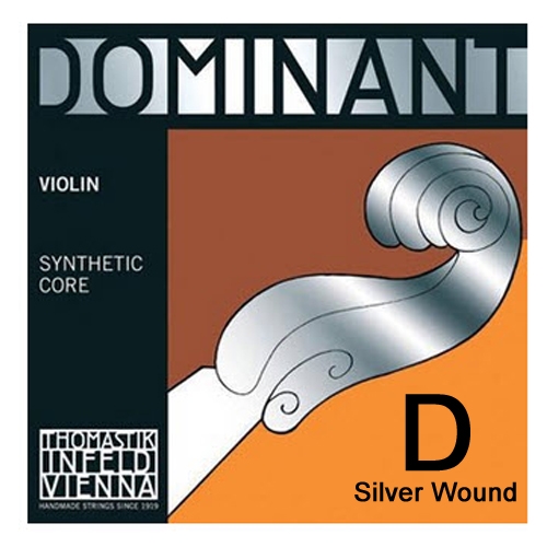 Thomastik Dominant Violin D String, Silver Wound