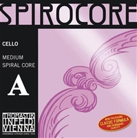 Thomastik Spirocore Cello A String- Chrome Wound