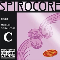 Thomastik Spirocore Cello C String- Chrome Wound