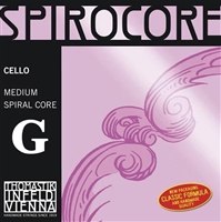 Thomastik Spirocore Cello G String- Chrome Wound