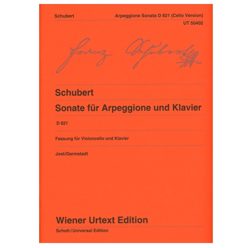 Schubert Sonata Arpeggione for Cello and Piano