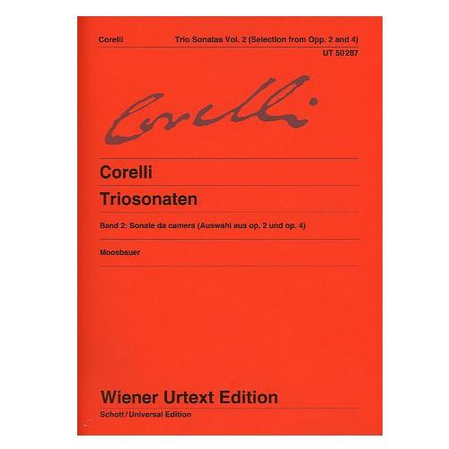 Corelli Trio Sonatas Vol 2  2 Vn & Cello