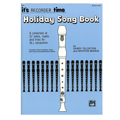 It's Recorder Time Holiday Song Book