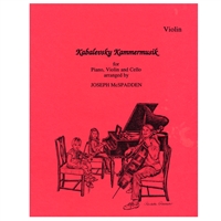Kabalevsky Kammermusik for Piano Violin and Cello: Violin Part