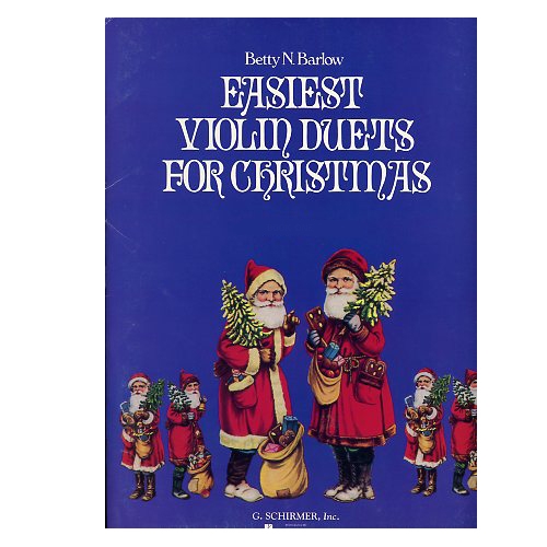 Easiest Violin Duets for Christmas/ bent cover