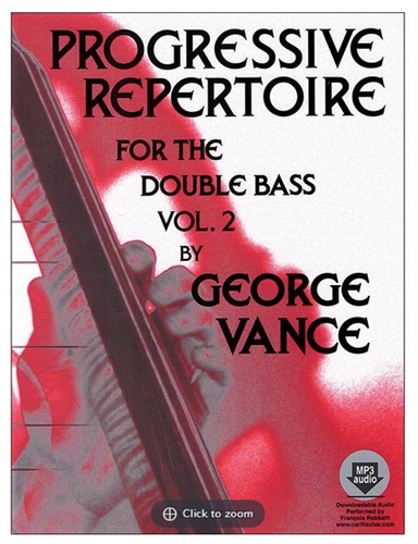 Progressive Repertoire for the Double Bass - Vance Vol.2 with CD